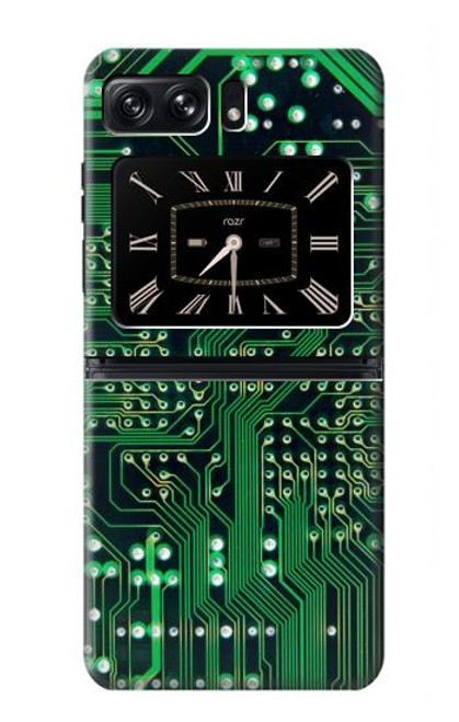 S3392 Electronics Board Circuit Graphic Case For Motorola Moto Razr 2022
