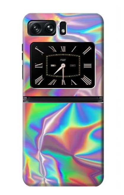 S3597 Holographic Photo Printed Case For Motorola Moto Razr 2022