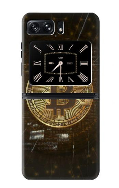 S3798 Cryptocurrency Bitcoin Case For Motorola Moto Razr 2022