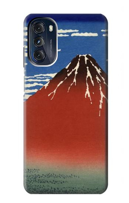 S2390 Katsushika Hokusai Red Fuji Case For Motorola Moto G 5G (2023)