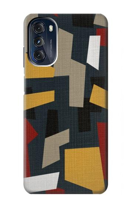 S3386 Abstract Fabric Texture Case For Motorola Moto G 5G (2023)