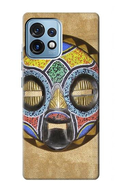 S0965 African Baluba Mask Case For Motorola Edge+ (2023), X40, X40 Pro, Edge 40 Pro