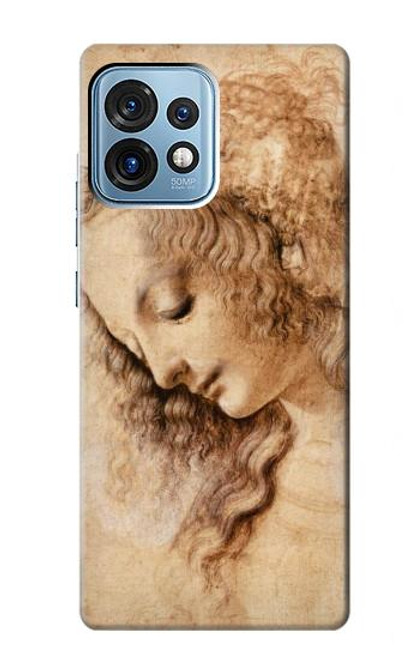 S1045 Leonardo da Vinci Woman's Head Case For Motorola Edge+ (2023), X40, X40 Pro, Edge 40 Pro