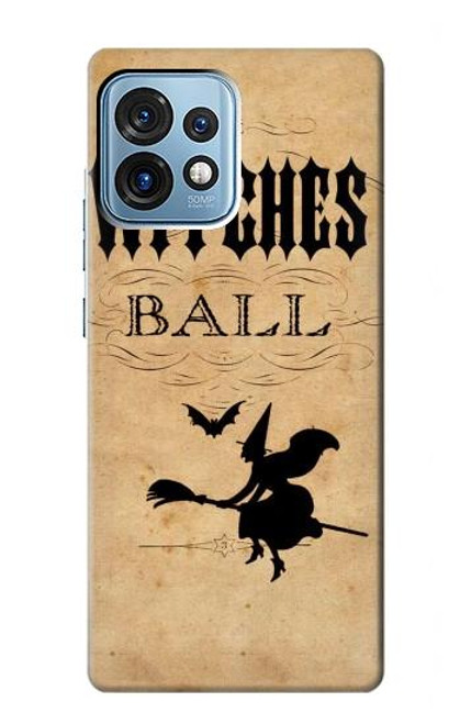 S2648 Vintage Halloween The Witches Ball Case For Motorola Edge+ (2023), X40, X40 Pro, Edge 40 Pro