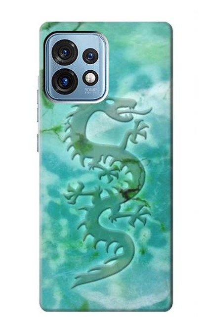 S2653 Dragon Green Turquoise Stone Graphic Case For Motorola Edge+ (2023), X40, X40 Pro, Edge 40 Pro