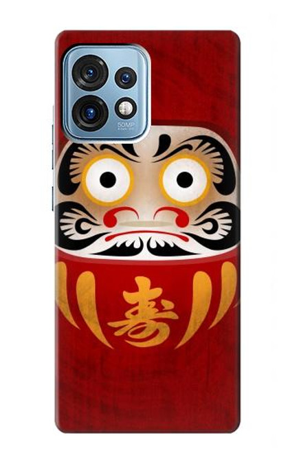 S3023 Japan Good Luck Daruma Doll Case For Motorola Edge+ (2023), X40, X40 Pro, Edge 40 Pro