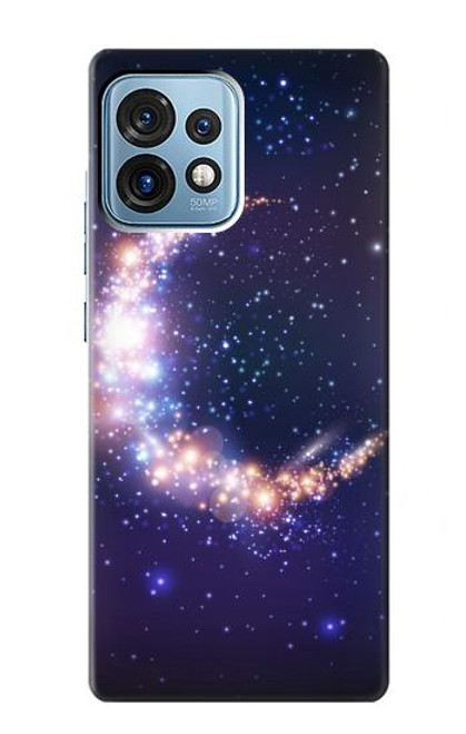 S3324 Crescent Moon Galaxy Case For Motorola Edge+ (2023), X40, X40 Pro, Edge 40 Pro