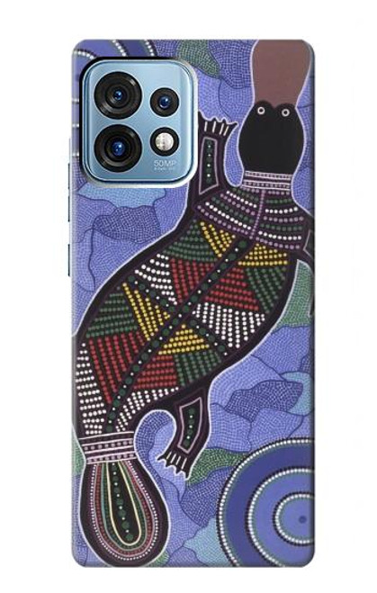 S3387 Platypus Australian Aboriginal Art Case For Motorola Edge+ (2023), X40, X40 Pro, Edge 40 Pro