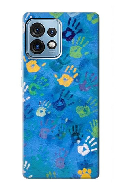 S3403 Hand Print Case For Motorola Edge+ (2023), X40, X40 Pro, Edge 40 Pro