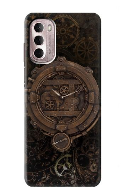 S3902 Steampunk Clock Gear Case For Motorola Moto G Stylus 4G (2022)