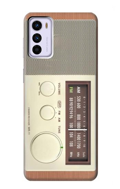 S3165 FM AM Wooden Receiver Graphic Case For Motorola Moto G42