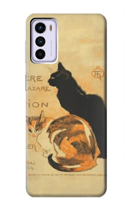 S3229 Vintage Cat Poster Case For Motorola Moto G42
