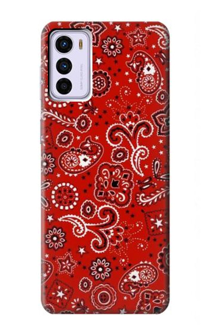 S3354 Red Classic Bandana Case For Motorola Moto G42