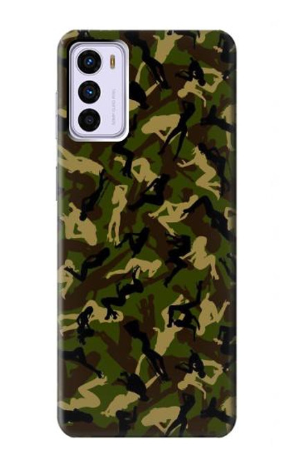 S3356 Sexy Girls Camo Camouflage Case For Motorola Moto G42