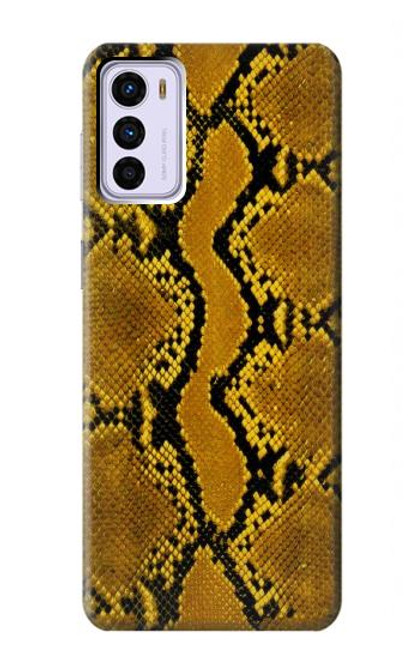 S3365 Yellow Python Skin Graphic Print Case For Motorola Moto G42