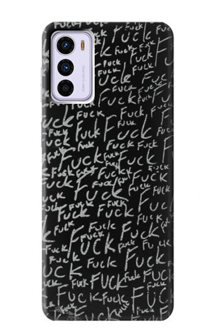S3478 Funny Words Blackboard Case For Motorola Moto G42
