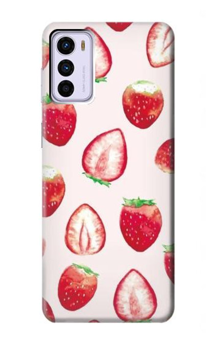 S3481 Strawberry Case For Motorola Moto G42