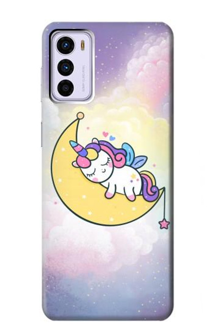 S3485 Cute Unicorn Sleep Case For Motorola Moto G42