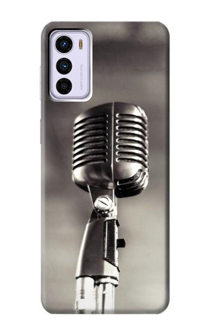 S3495 Vintage Microphone Case For Motorola Moto G42