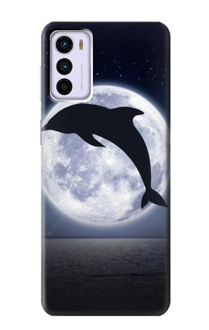 S3510 Dolphin Moon Night Case For Motorola Moto G42