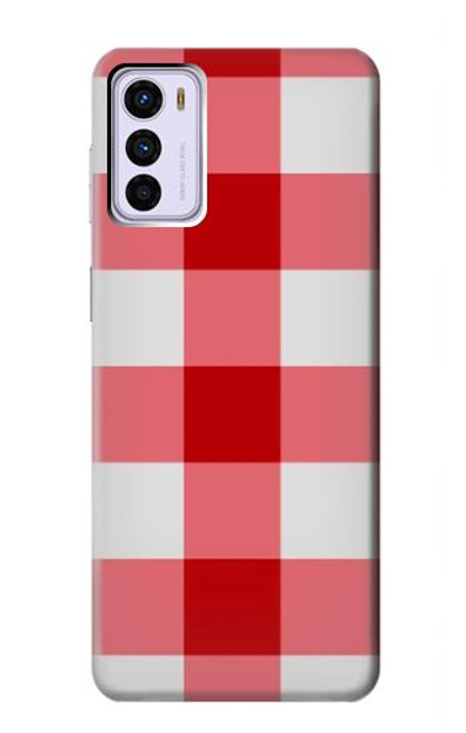 S3535 Red Gingham Case For Motorola Moto G42