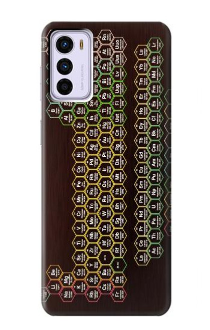 S3544 Neon Honeycomb Periodic Table Case For Motorola Moto G42
