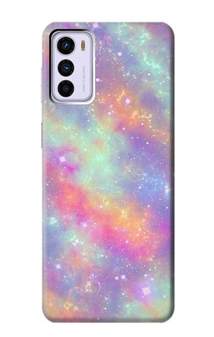 S3706 Pastel Rainbow Galaxy Pink Sky Case For Motorola Moto G42