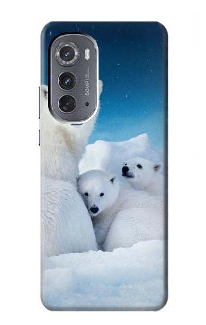S0285 Polar Bear Family Arctic Case For Motorola Edge (2022)