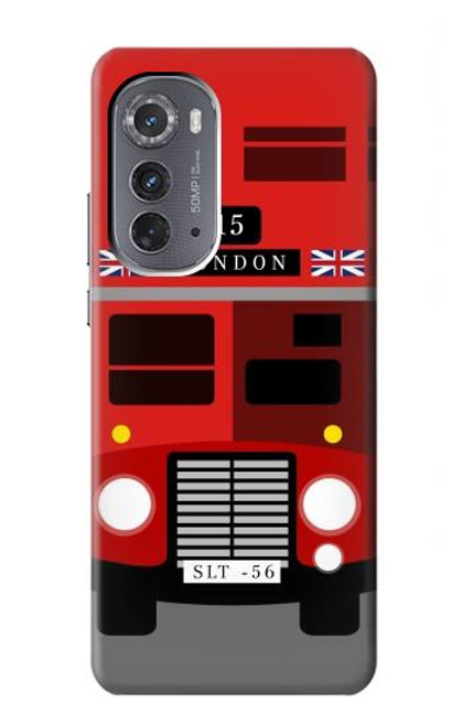 S2058 England British Double Decker Bus Case For Motorola Edge (2022)