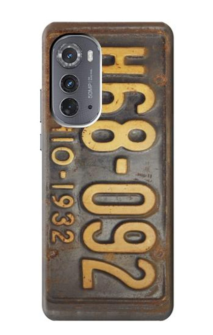 S3228 Vintage Car License Plate Case For Motorola Edge (2022)