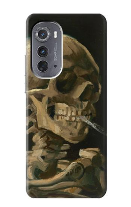 S3358 Vincent Van Gogh Skeleton Cigarette Case For Motorola Edge (2022)