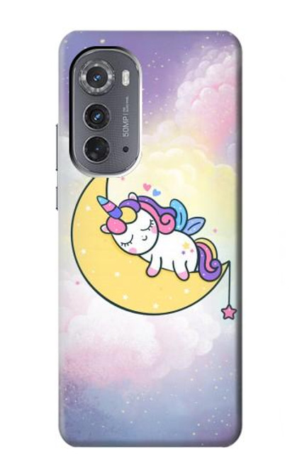 S3485 Cute Unicorn Sleep Case For Motorola Edge (2022)