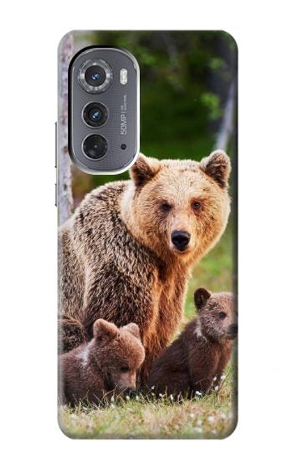 S3558 Bear Family Case For Motorola Edge (2022)