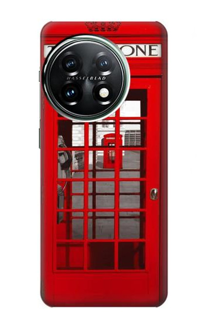 S0058 British Red Telephone Box Case For OnePlus 11