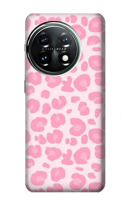 S2213 Pink Leopard Pattern Case For OnePlus 11
