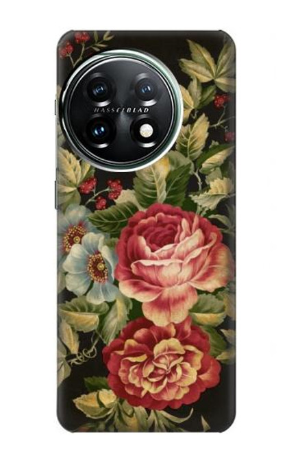 S3013 Vintage Antique Roses Case For OnePlus 11