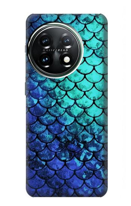S3047 Green Mermaid Fish Scale Case For OnePlus 11
