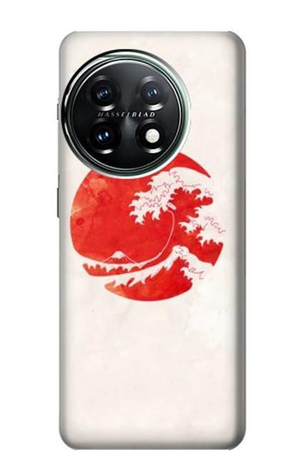 S3237 Waves Japan Flag Case For OnePlus 11