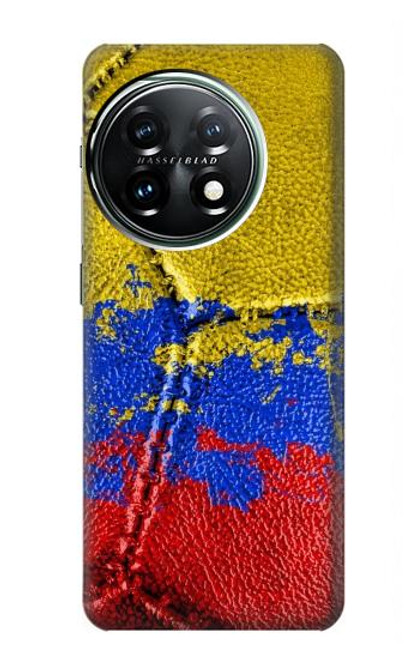 S3306 Colombia Flag Vintage Football Graphic Case For OnePlus 11