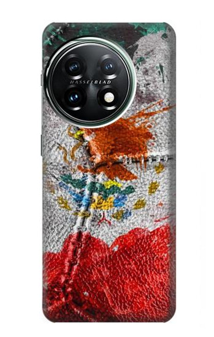 S3314 Mexico Flag Vinatage Football Graphic Case For OnePlus 11