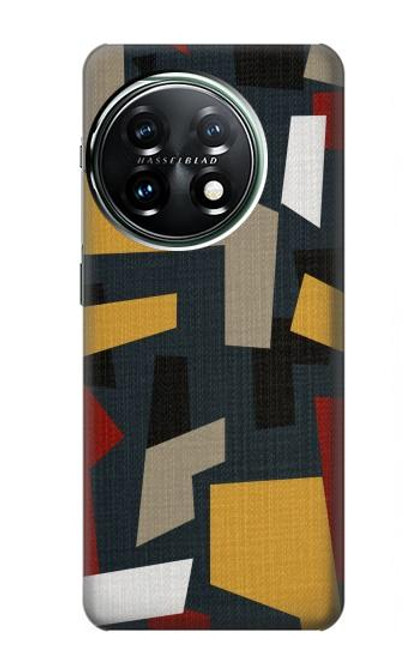 S3386 Abstract Fabric Texture Case For OnePlus 11