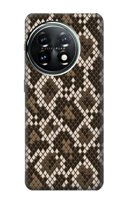 S3389 Seamless Snake Skin Pattern Graphic Case For OnePlus 11