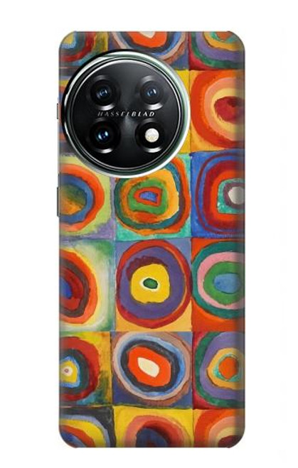 S3409 Squares Concentric Circles Case For OnePlus 11