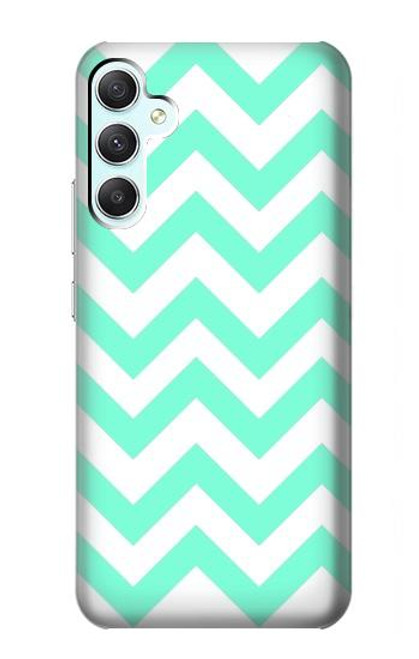 S1723 Mint Chevron Zigzag Case For Samsung Galaxy A34 5G