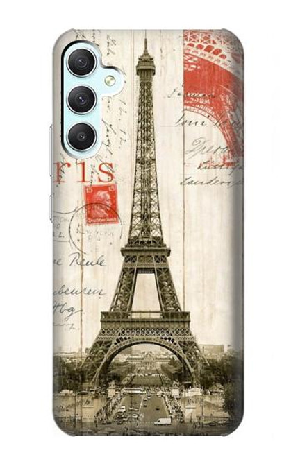 S2108 Eiffel Tower Paris Postcard Case For Samsung Galaxy A34 5G