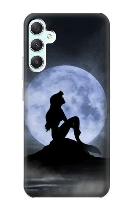 S2668 Mermaid Silhouette Moon Night Case For Samsung Galaxy A34 5G