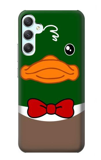 S2762 Green Head Mallard Duck Tuxedo Cartoon Case For Samsung Galaxy A34 5G