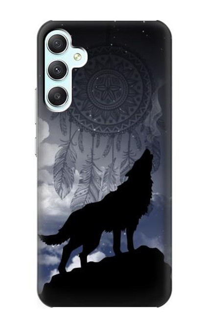S3011 Dream Catcher Wolf Howling Case For Samsung Galaxy A34 5G