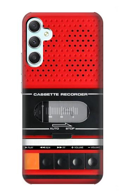 S3204 Red Cassette Recorder Graphic Case For Samsung Galaxy A34 5G