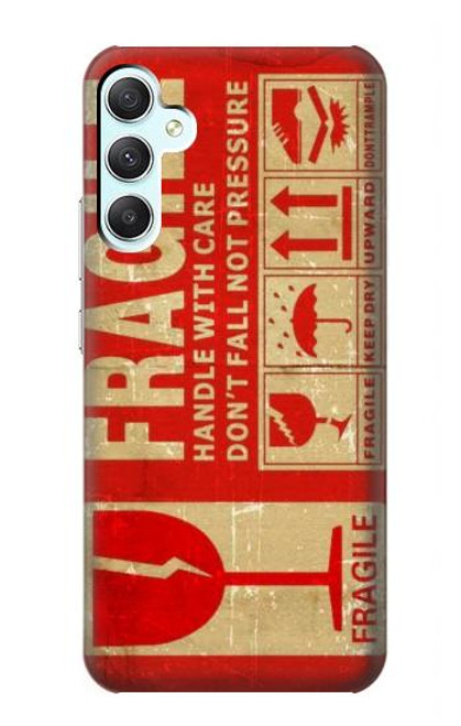 S3552 Vintage Fragile Label Art Case For Samsung Galaxy A34 5G